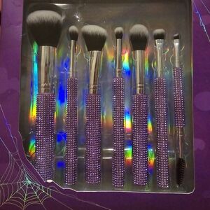 Blinged out make brush set